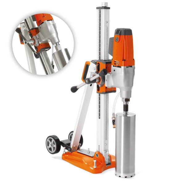 Encontraproduto.com.br - Perfuratriz de Parede/Piso com Suporte Husqvarna DMS240 2400W 220/240V