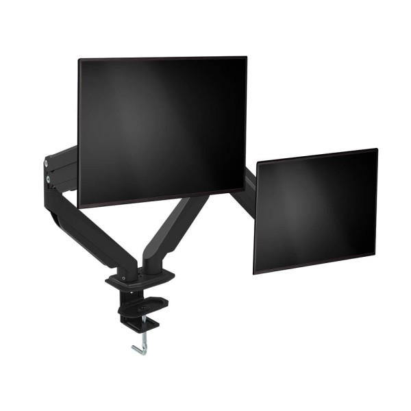 Encontraproduto.com.br - Suporte de Mesa Articulado p/ até 2 Monitores 17 A 32 Polegadas Com Ajuste de Altura e Pistão a Gás - AC372OUT [Reembalado]