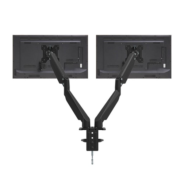 Encontraproduto.com.br - Suporte de Mesa Articulado p/ até 2 Monitores 17 A 32 Polegadas Com Ajuste de Altura e Pistão a Gás - AC372OUT [Reembalado]