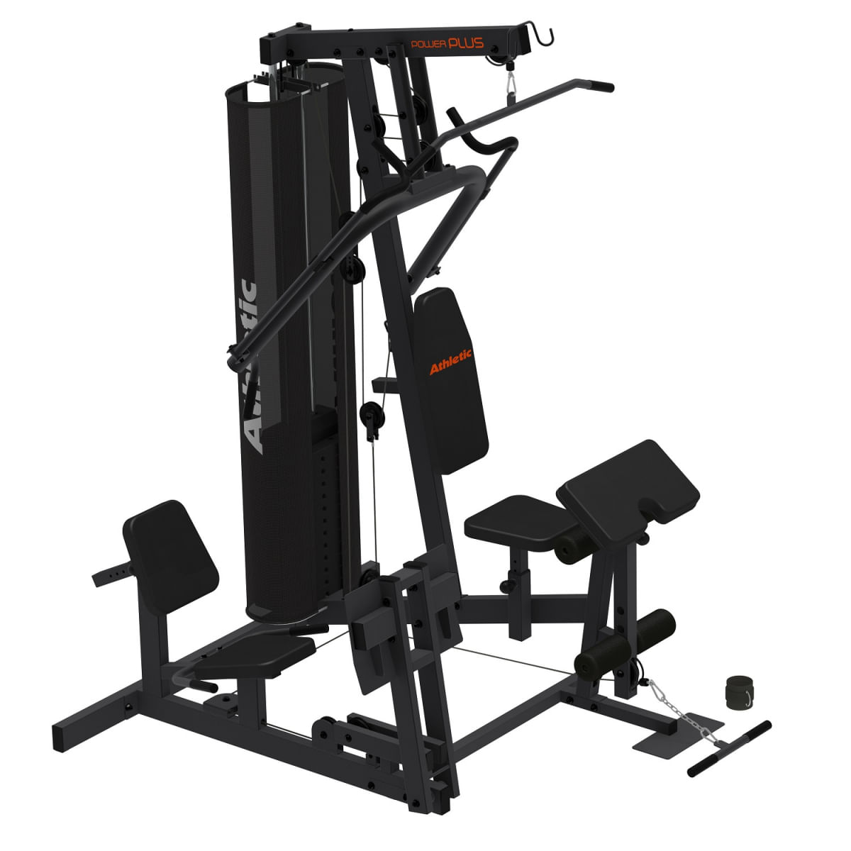 Estação De Musculação Athletic Power Plus com 65kg de Peso
