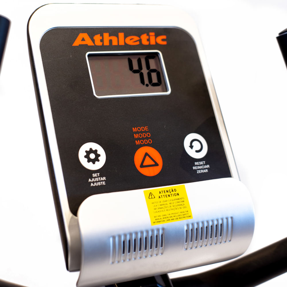 Bicicleta Ergométrica Athletic 500BH Horizontal 8 Níveis de Esforço