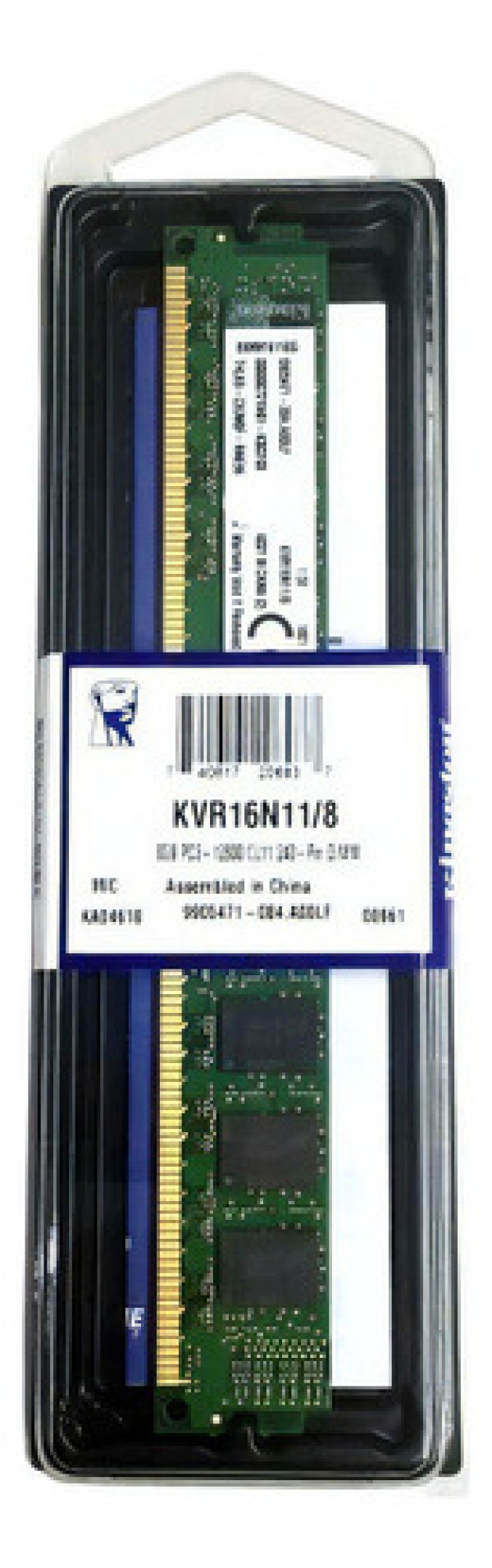 Memória DDR3 8GB 1600MHz CL11 KVR16N11/8 Kingston