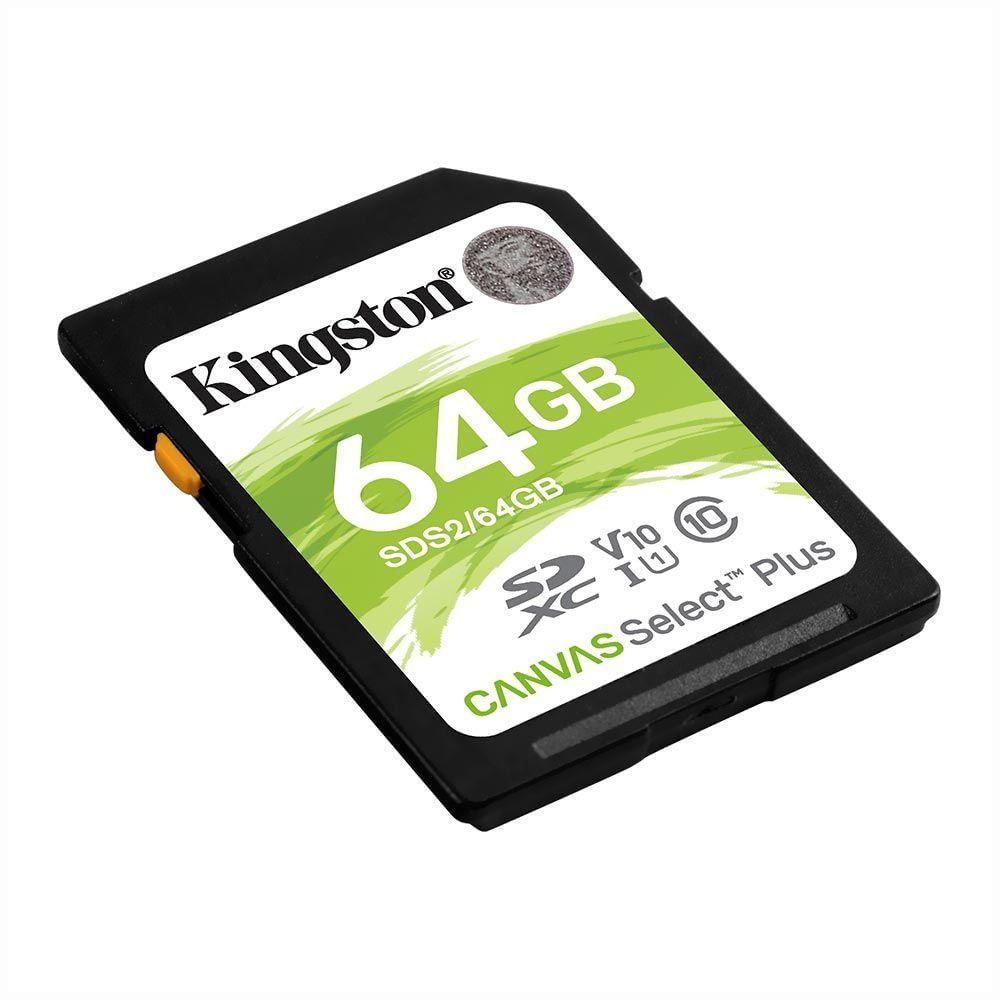 Cartão de Memória SD XC HD 64GB SDS2/64GB - Kingston