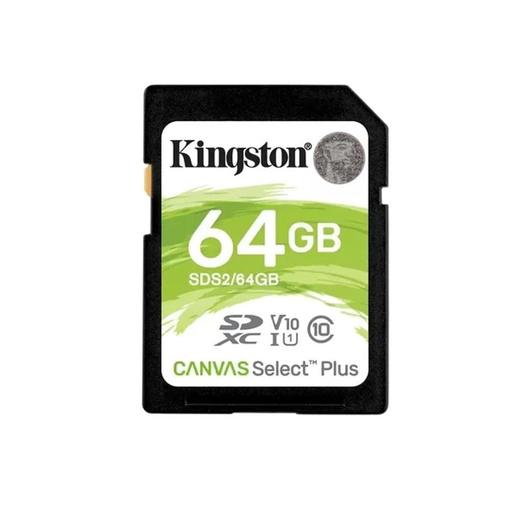 Encontraproduto.com.br - Cartão de Memória SD XC HD 64GB SDS2/64GB - Kingston