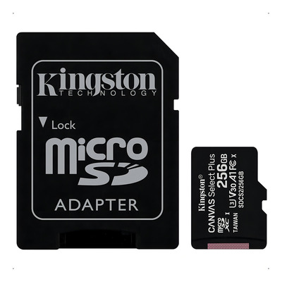 Encontraproduto.com.br - Cartao de Memoria Micro SD HC 256GB com Leitor - Kingston