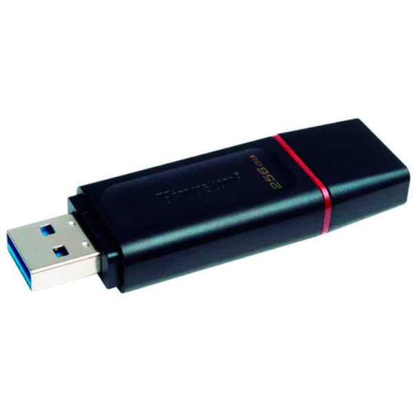Encontraproduto.com.br - Pen Drive 128GB USB 3.2 DT70 Preto DT70/128GB - Kingston
