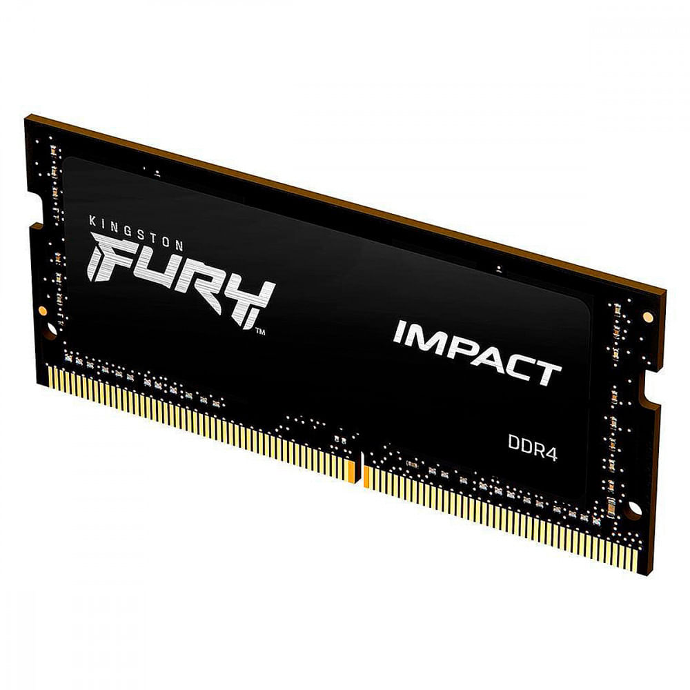 Encontraproduto.com.br - Memória Gamer Kingston 16GB SODIMM DDR4 Fury Impact 3200MHz 1,2V 1Rx8 para notebooks