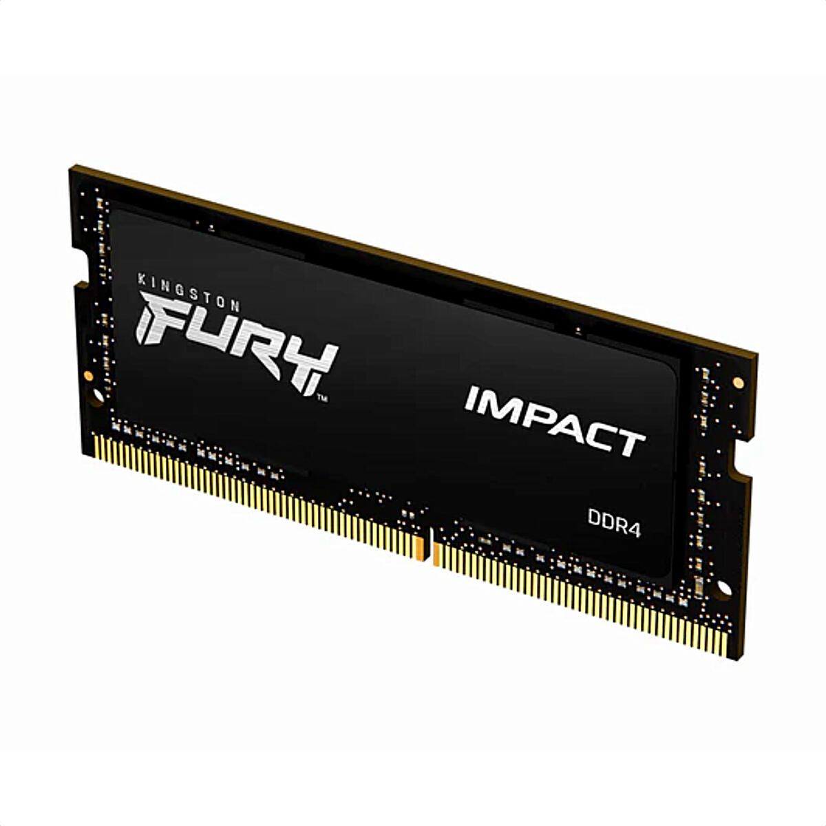 Encontraproduto.com.br - Memória Gamer Kingston 16GB SODIMM DDR4 Fury Impact 3200MHz 1,2V 1Rx8 para notebooks