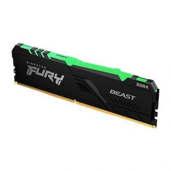Encontraproduto.com.br - Memória Kingston Fury Beast RGB, 8GB, 1x8GB, 2666MHz, DDR4