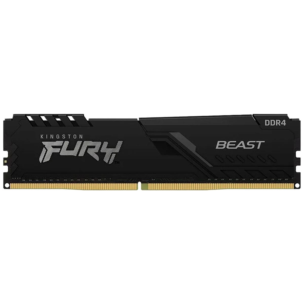 Encontraproduto.com.br - Memória Ram para Desktop 8GB DDR4 3200Mhz Fury Beast KF432C16BB/8 - Kingston