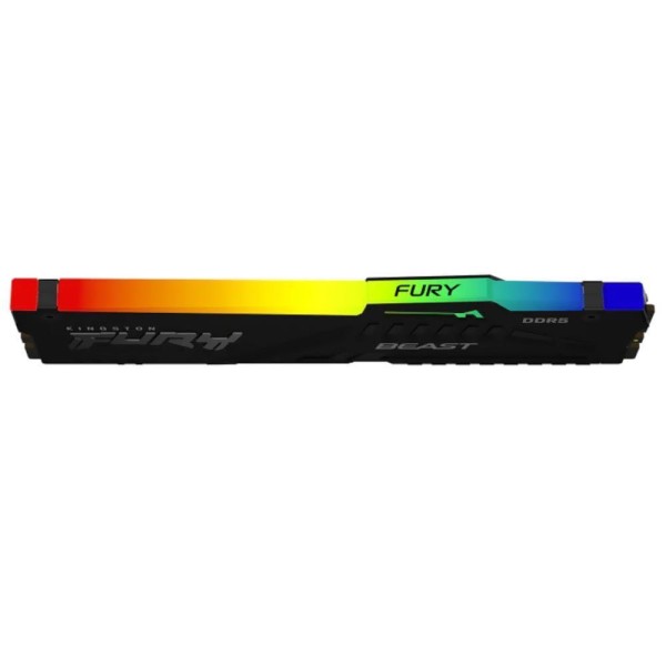 Encontraproduto.com.br - Memória Kingston Fury Beast Para Intel Xmp, Rgb, 8gb, 4800mhz, Ddr5, Cl38, Preto - Kf548c38bba-8