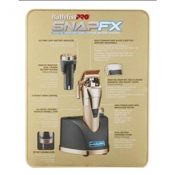 Encontraproduto.com.br - Babyliss Pro Gold Snap Fx - Corte
