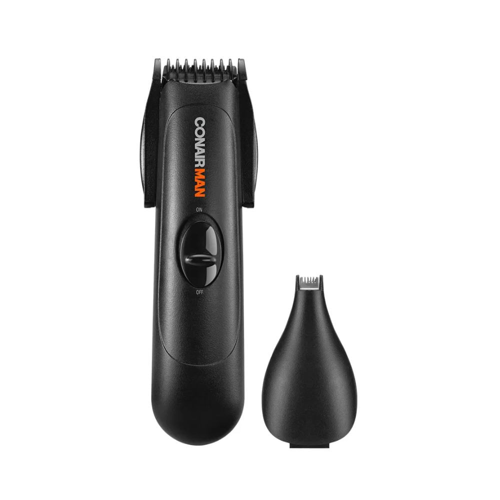 Encontraproduto.com.br - Aparador de Pelos Conair 2 em 1 Barba e Bigode GMT100BR | À Pilha