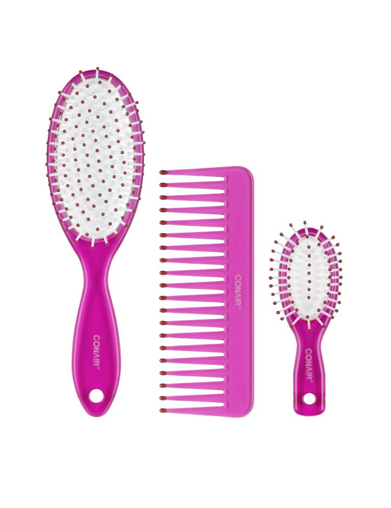 Encontraproduto.com.br - Kit Conair com Escovas e Pente (3 Produtos)