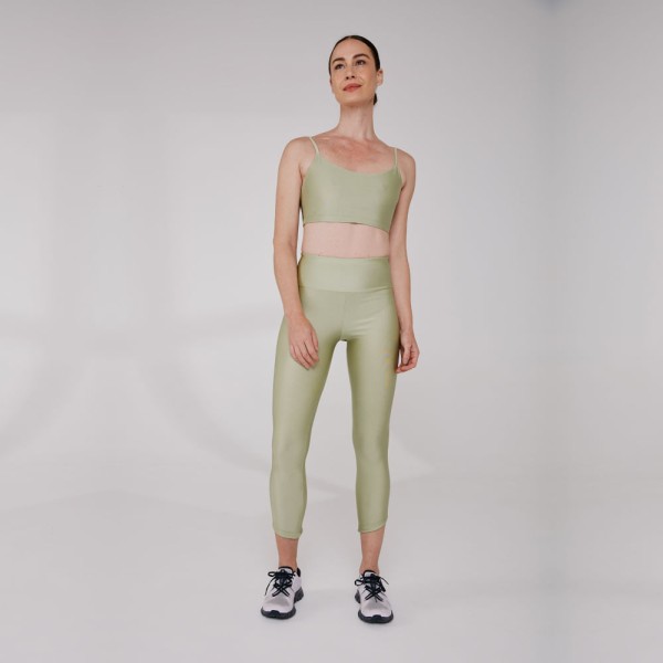 Legging Fitness Detalhe Barra Rio - Verde