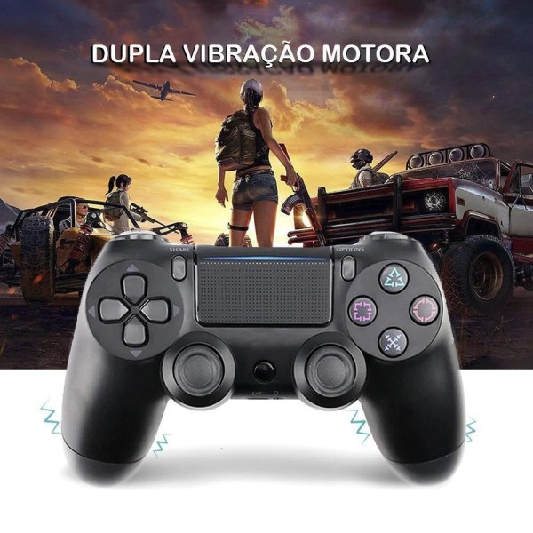 Encontraproduto.com.br - Controle PS4 Slim Playstation Sem Fio Joystick Double Motor