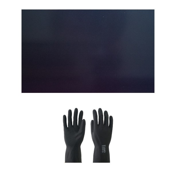 Encontraproduto.com.br - Tabua Corte LISA Churrasco com LUVAS polietileno-Preta 50x30
