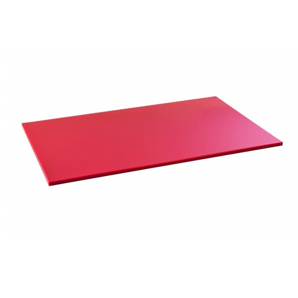 Encontraproduto.com.br - Tabua de Corte LISA em polietileno - vermelha - 33 x 25