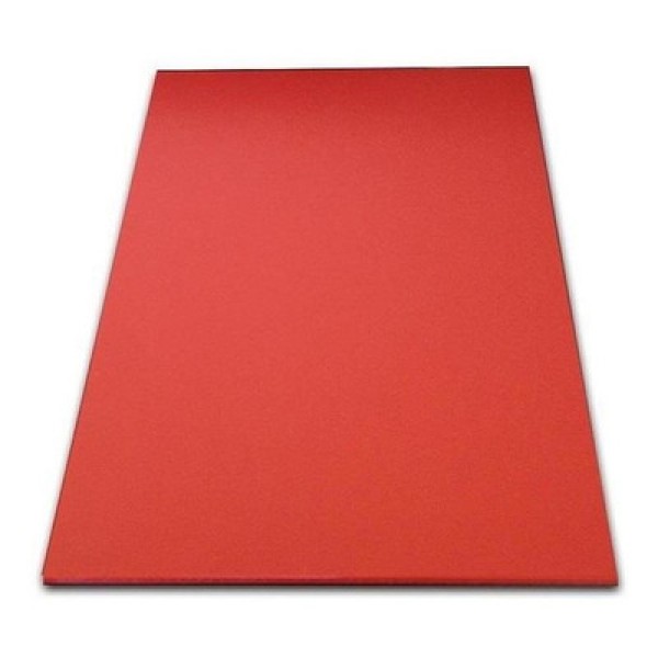 Encontraproduto.com.br - Tabua de Corte LISA em polietileno - vermelha - 33 x 25