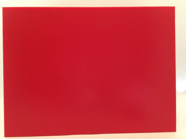 Encontraproduto.com.br - Tabua de Corte LISA em polietileno - vermelha - 33 x 25