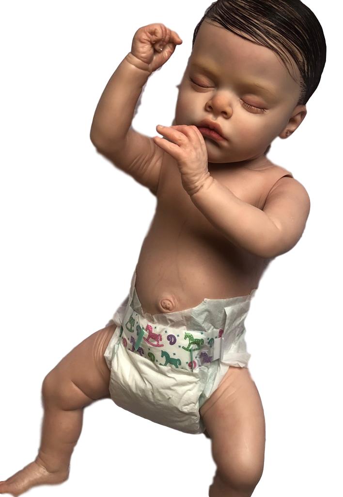 Boneca Bebê Reborn Sophy molde Coco corpo inteiro