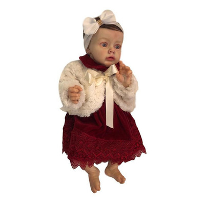 Boneca Bebe Reborn Chloe Com Corpo Inteiro Siliconado