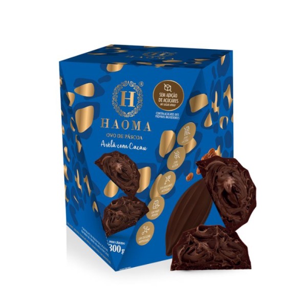 Encontraproduto.com.br - Ovo de Páscoa Avelã com Cacau 300g