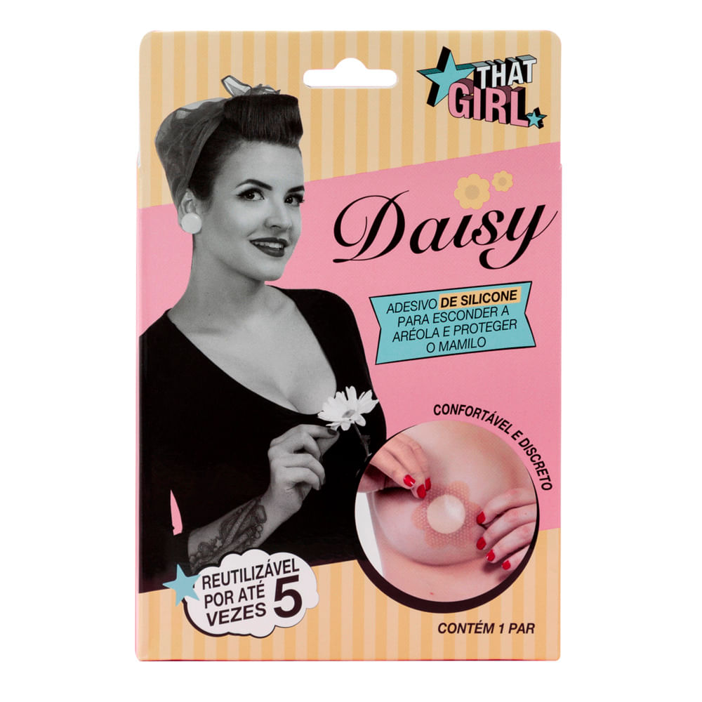 Encontraproduto.com.br - Adesivo Para Seios That Girl Daisy 1 Par