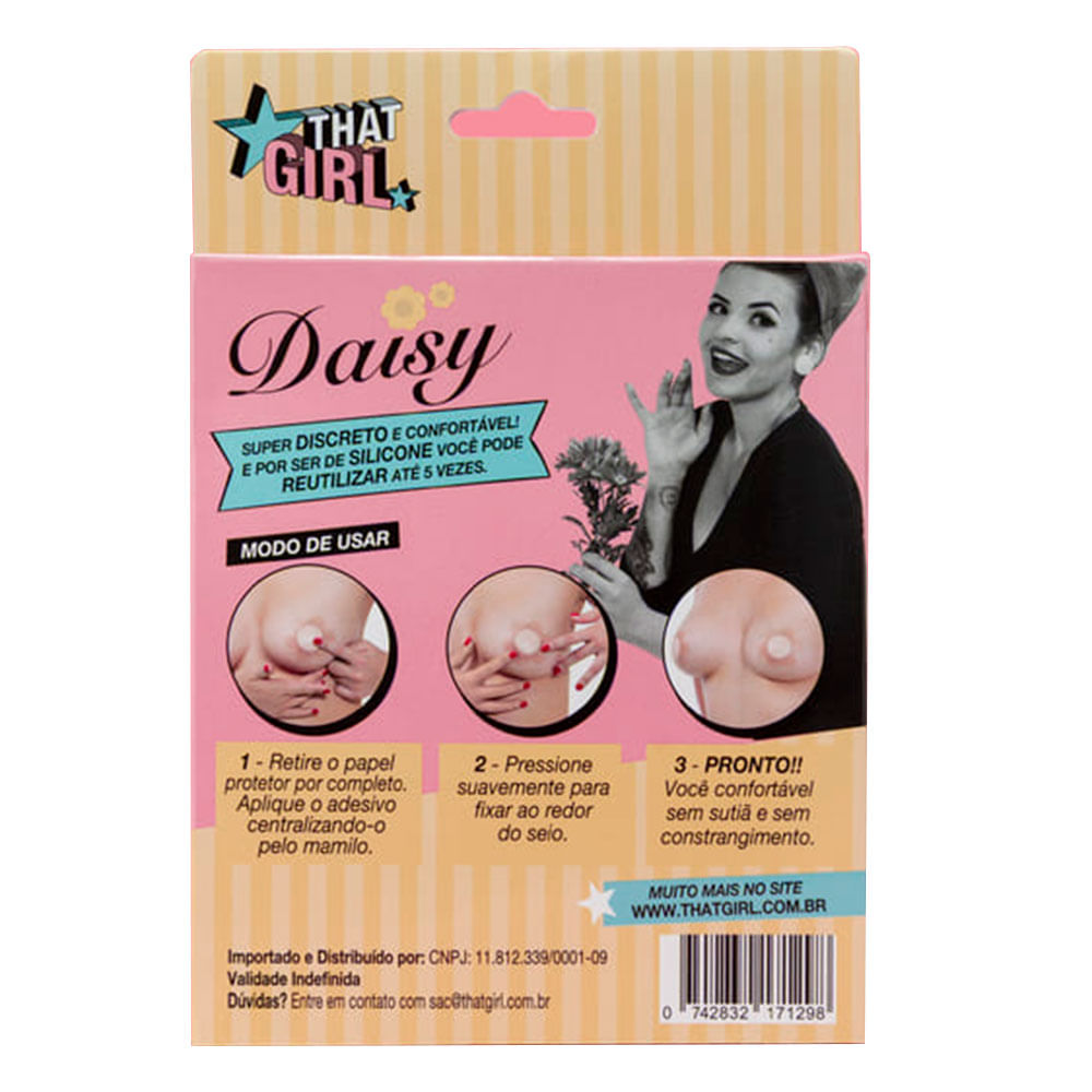 Encontraproduto.com.br - Adesivo Para Seios That Girl Daisy 1 Par