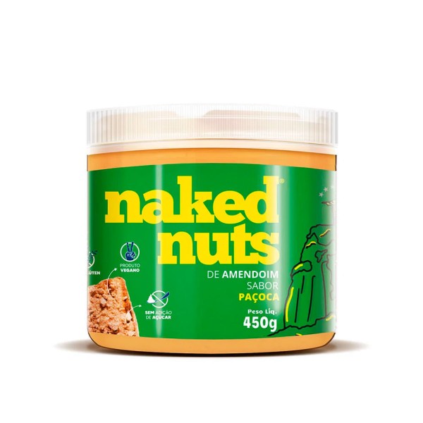 Encontraproduto.com.br - Pasta de Amendoim Sabor Paçoca Naked Nuts 450g