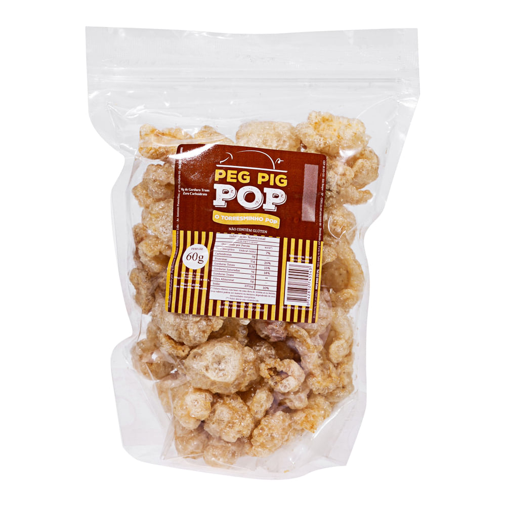 Encontraproduto.com.br - Torresmo Peg Pig Pop 60 g