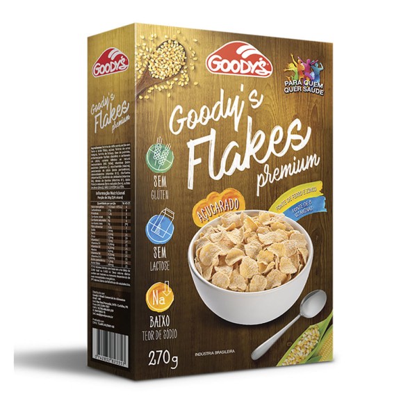 Encontraproduto.com.br - Cereal Sem Glúten e Lactose Flakes Ball Açucarado 270g