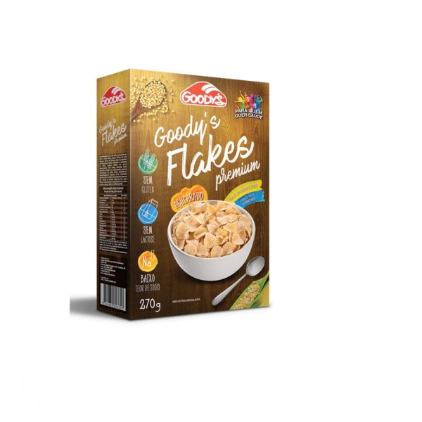 Cereal Sem Glúten e Lactose Flakes Ball Açucarado 270g
