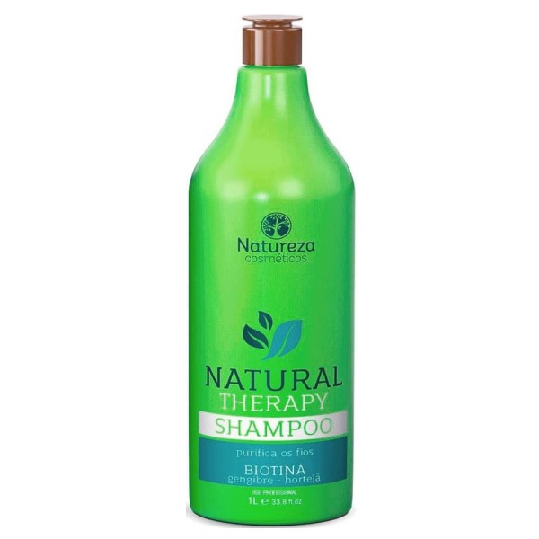 Shampoo Biotina Natural Therapy Natureza Cosméticos 1 Litro