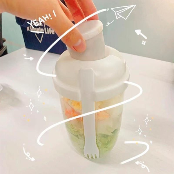Encontraproduto.com.br - Copa de Salada para Café da Manhã com Iogurte e Copos de Leite