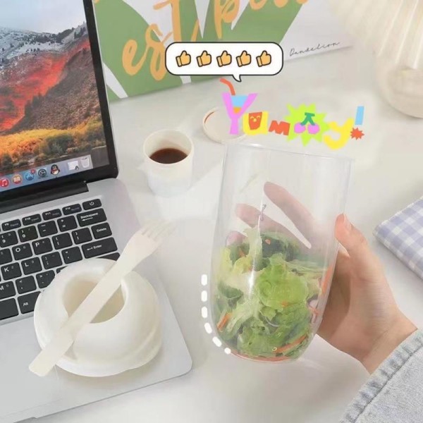 Encontraproduto.com.br - Copa de Salada para Café da Manhã com Iogurte e Copos de Leite