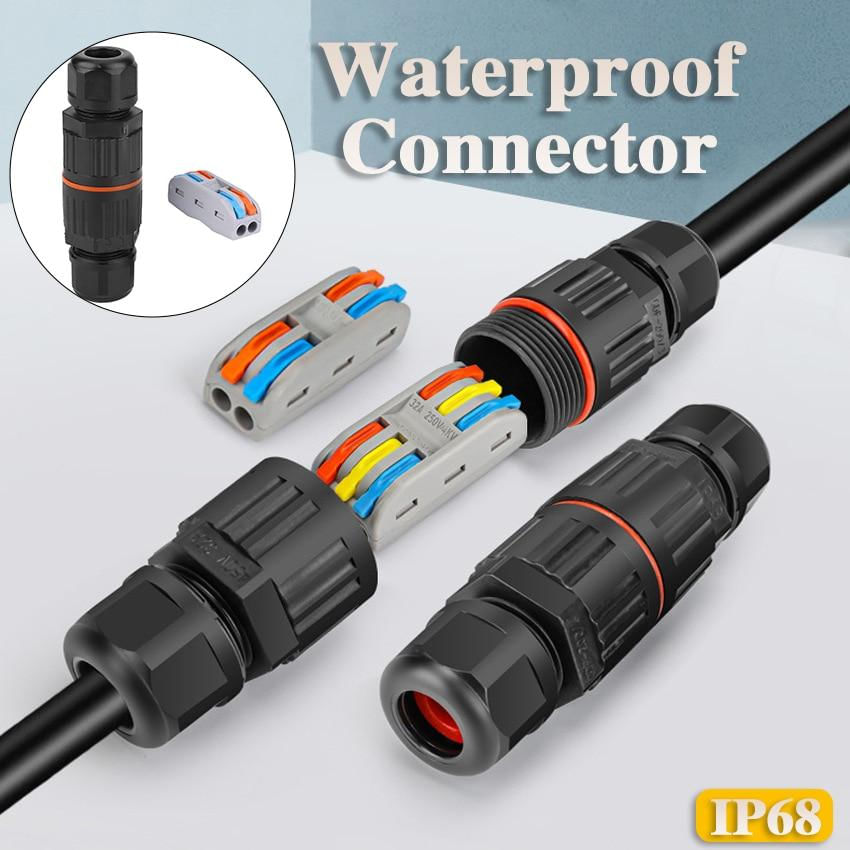 Conector Rápido à Prova DÁgua para Fios de LED 2/3 Pinos