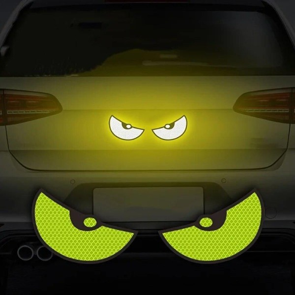 Encontraproduto.com.br - Adesivos Reflexivos de Segurança para Carro - Par com 2 Peças