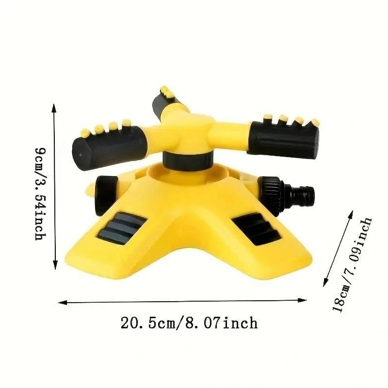 Aspersor de Jardim Plástico Rotativo 360° para Irrigação