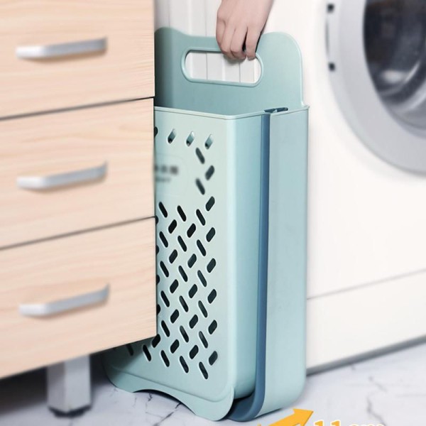 Encontraproduto.com.br - Cesta de Roupa Suja de Plástico Montada na Parede