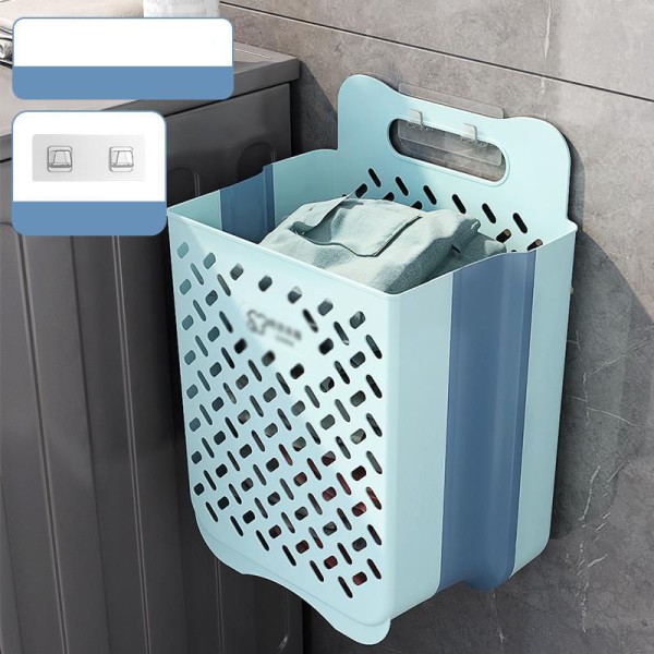 Encontraproduto.com.br - Cesta de Roupa Suja de Plástico Montada na Parede