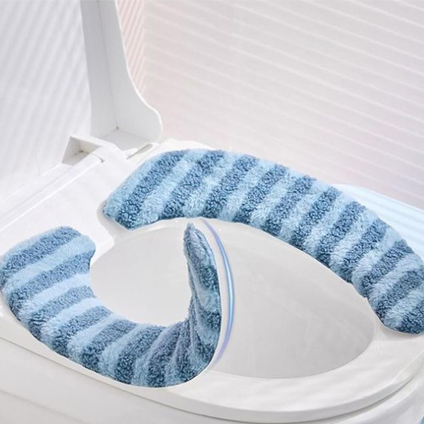 Encontraproduto.com.br - Capa de Assento de Vaso Sanitário Lavável e Reutilizável