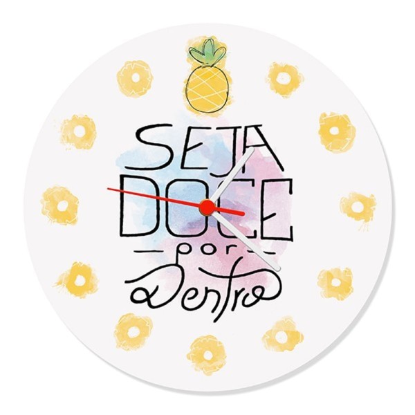 Encontraproduto.com.br - Relogio de Parede Que Seja Doce