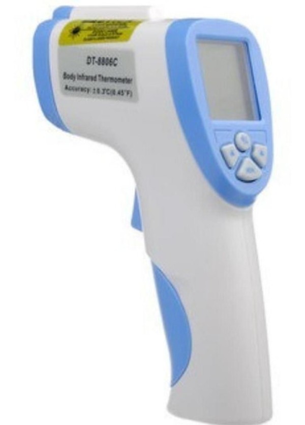 Encontraproduto.com.br - Termômetro Digital Laser Infravermelho Febre Testa Bebê