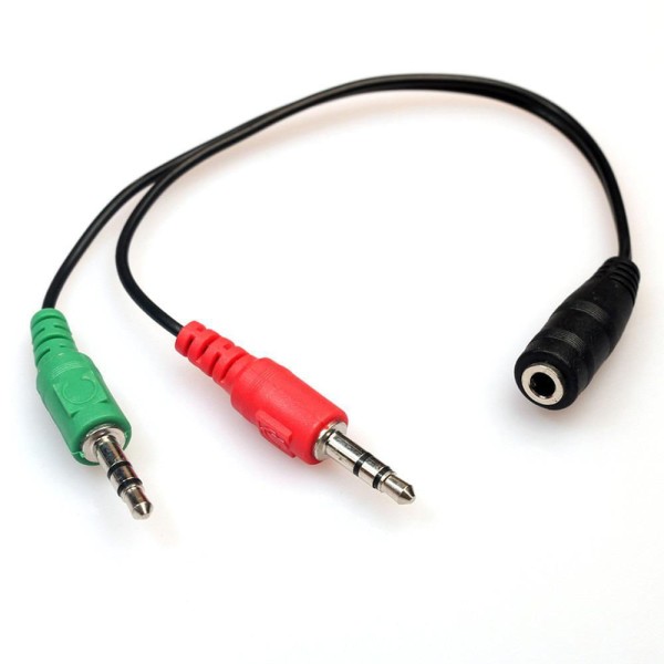 Encontraproduto.com.br - Cabo Adaptador P3 Fêmea Para 2 P2 Macho  Fone E Microfone
