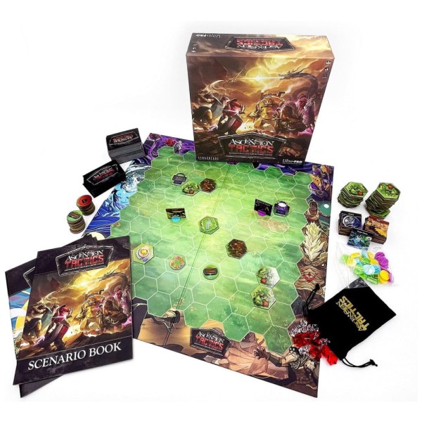 Encontraproduto.com.br - Ascension Tactics Jogo de Construção de Deck em Miniatura para 1 a 4 Jogadores, a Partir de 10 Anos, Ultra Pro