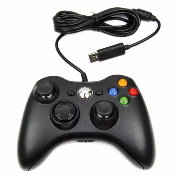 Encontraproduto.com.br - Controle Com Fio Xbox 360 e Pc Slim Joystick