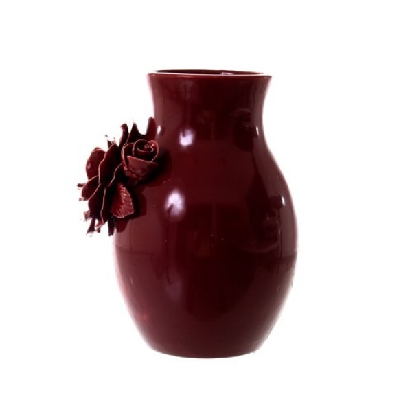 Encontraproduto.com.br - Vaso Flor Noritex 445-633431 Vermelho