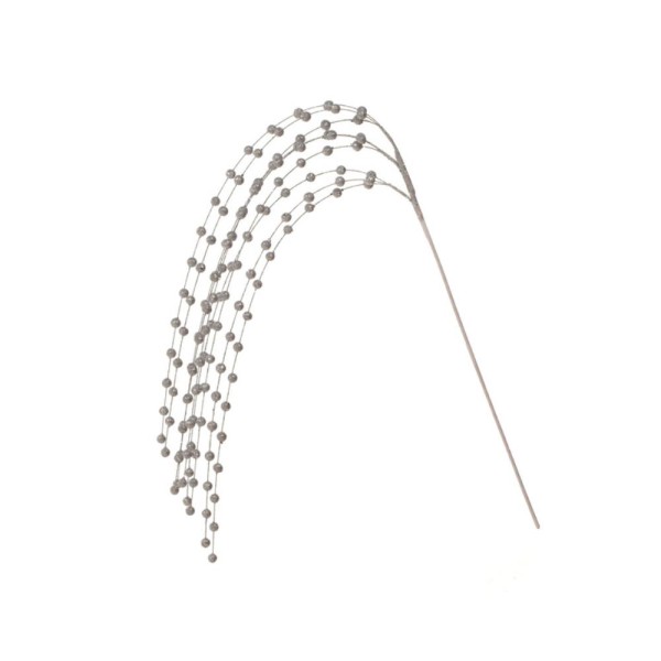 Encontraproduto.com.br - Ramo Artificial Natalino Prateado 106Cm Miro