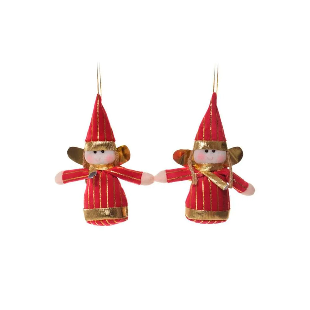 Boneco Ornamental Natalino Anjo 17Cm Miro